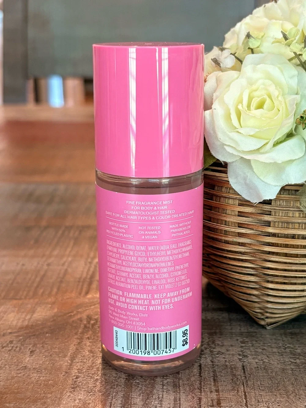 LIKE NEW Bath & Body Works JUICY STRAWBERRY 🍓 Travel Spray for BODY & HAIR!